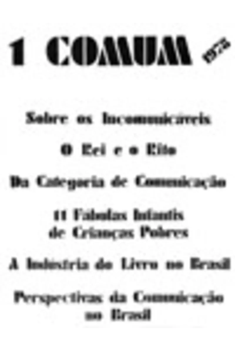 Revista Comum 01