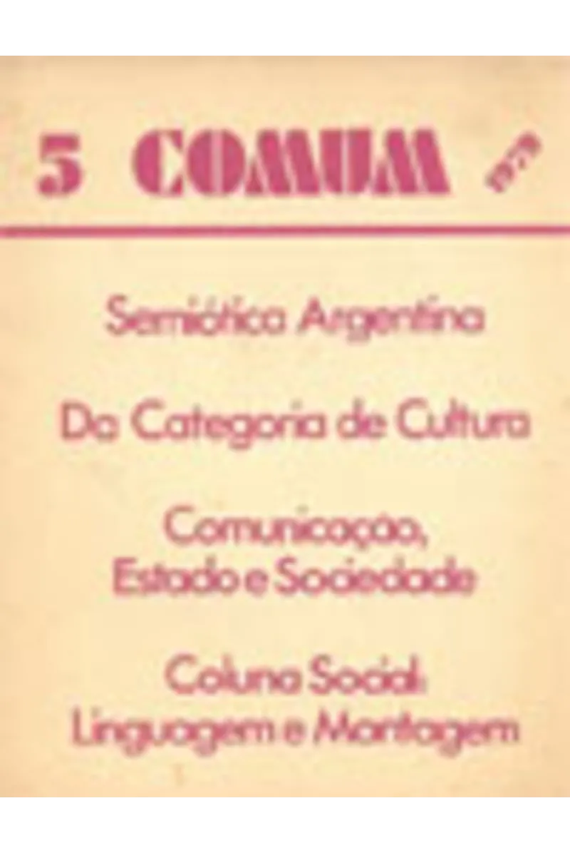 Revista Comum 05