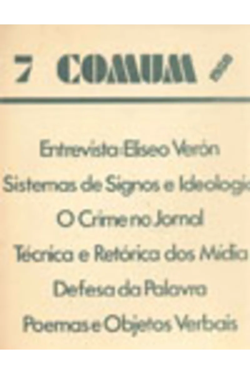 Revista Comum 07