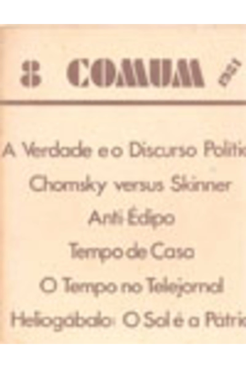 Revista Comum 08