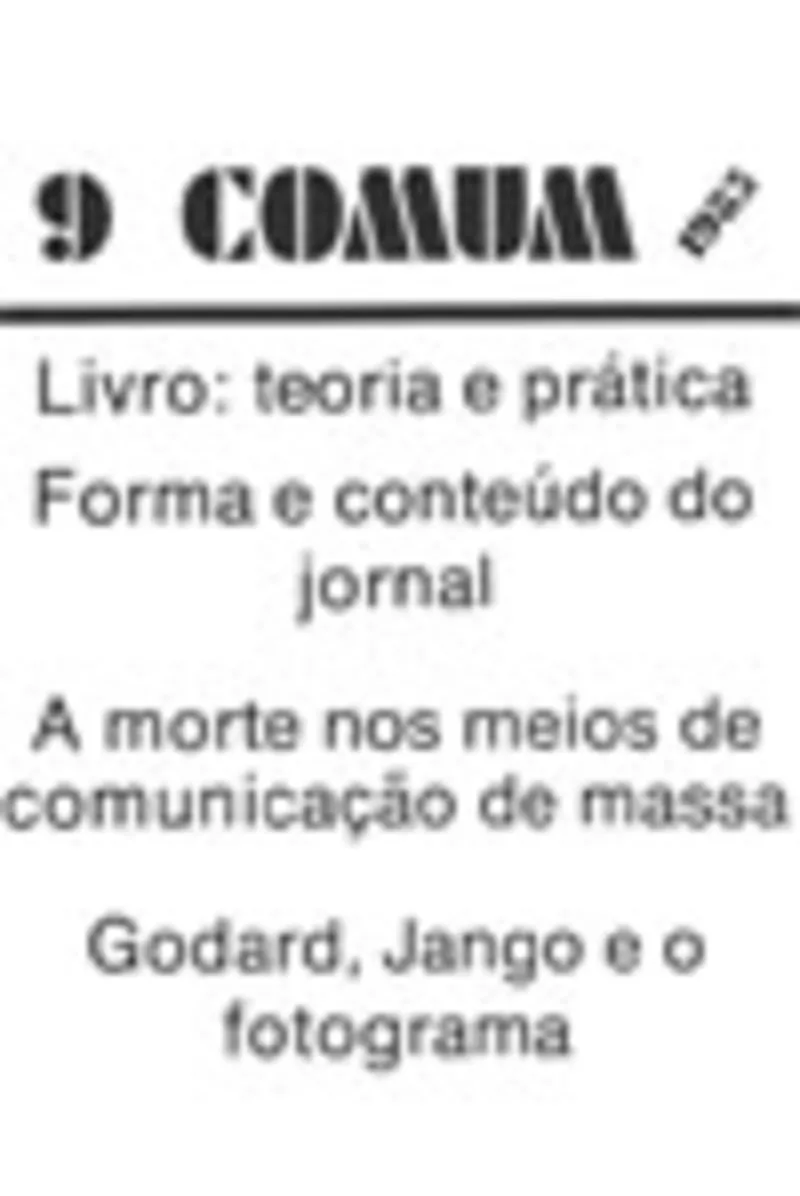 Revista Comum 09
